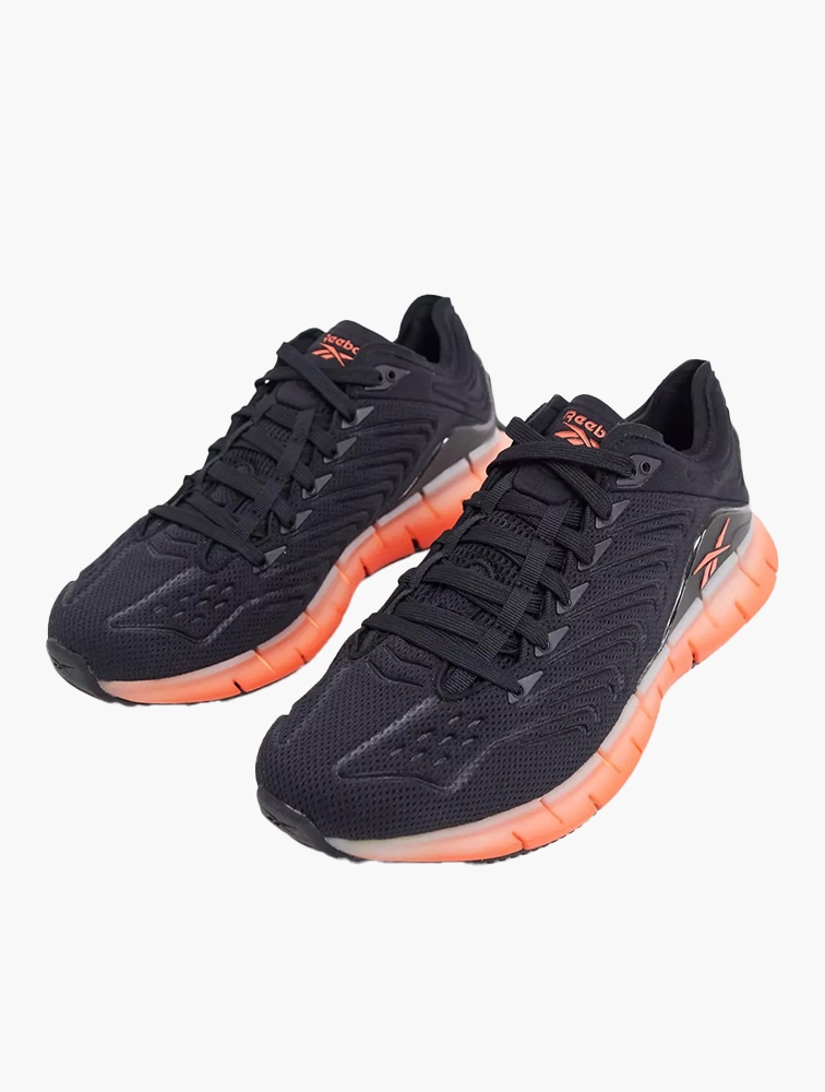 MyRunway Shop Reebok Black Orange Zig Kinetica Low Top